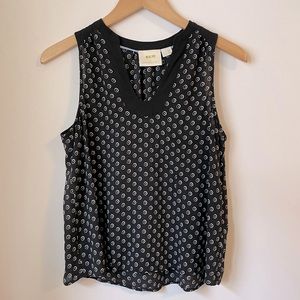 Anthropologie Mauve Cropped Sleevelesss Top